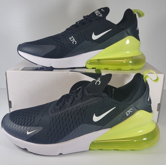 Discount Nike Air Max 27 Lime Green And Black Max 270 Nike 27 Neon